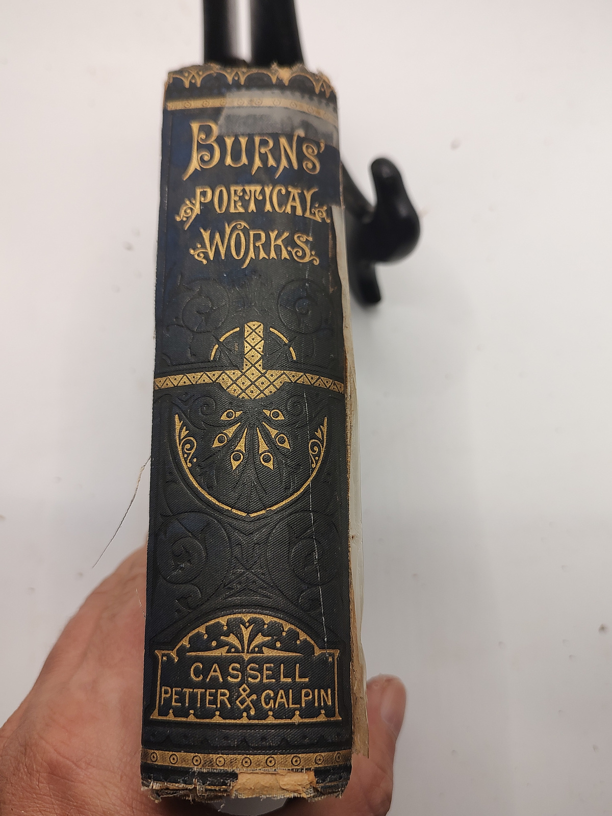 Antique Robert Burns Poetical Works Cassell Petter Galpin Gilt - Lot Photo 2