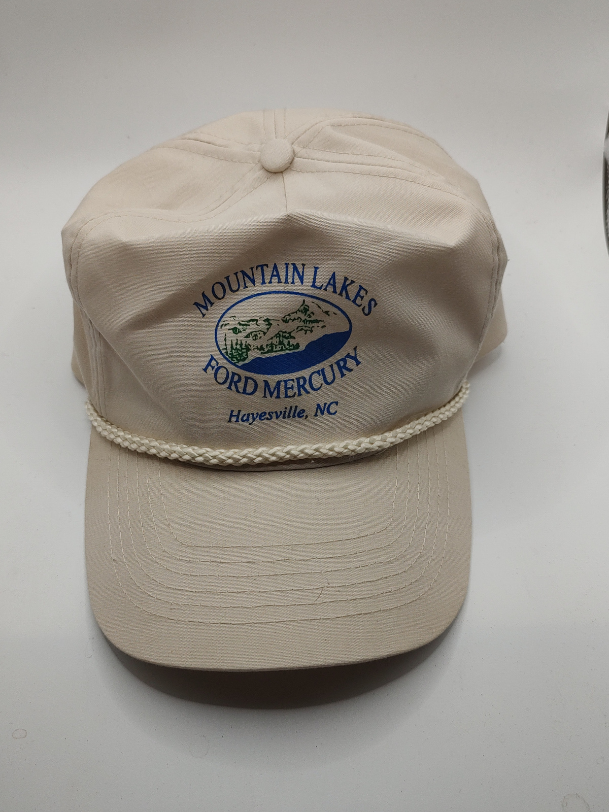 Vintage Mountain Lakes Ford Mercury Hayesville NC Rope Hat