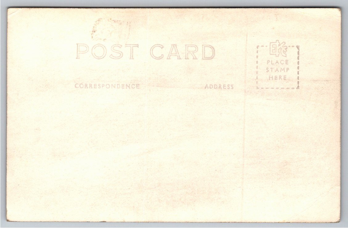1940s Monarch Pass Colorado Snow Highway RPPC Real Photo Postcard - Back / Reverse View