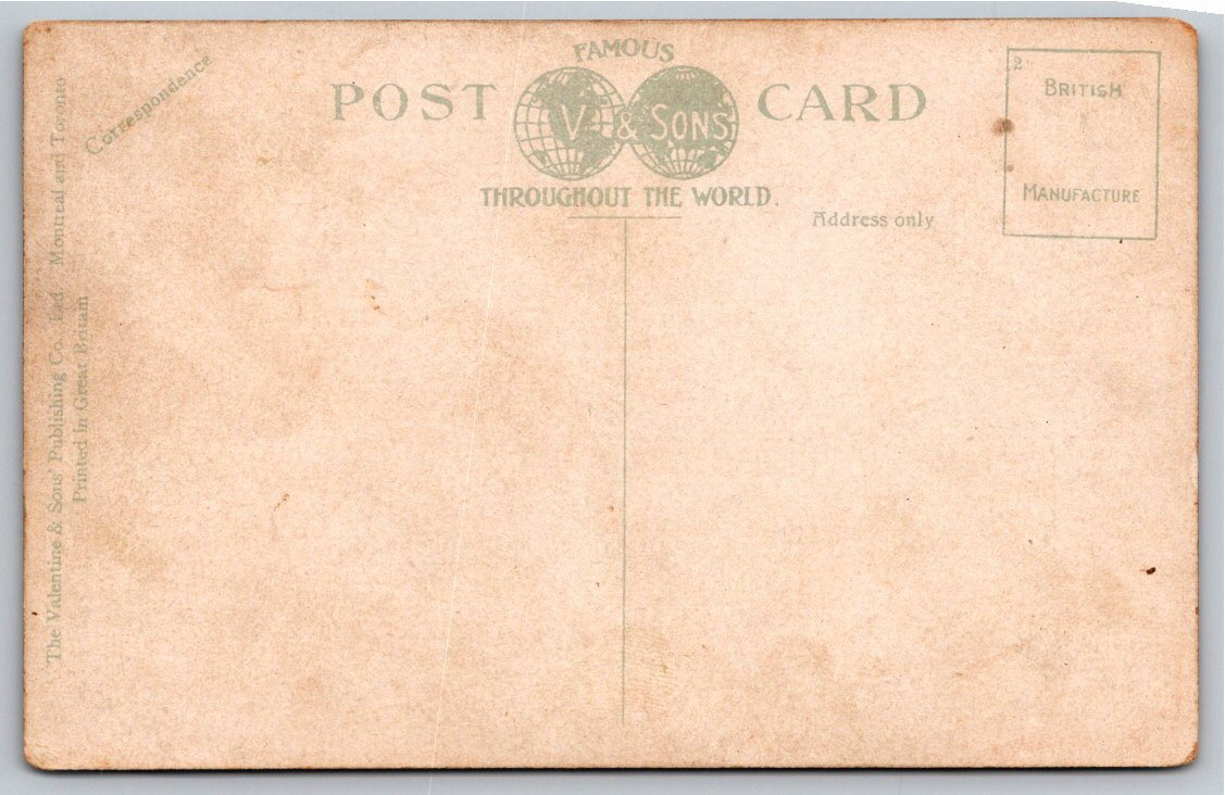 1910s Eatons Department Store Winnipeg Manitoba Vintage Postcard - Back / Reverse View
