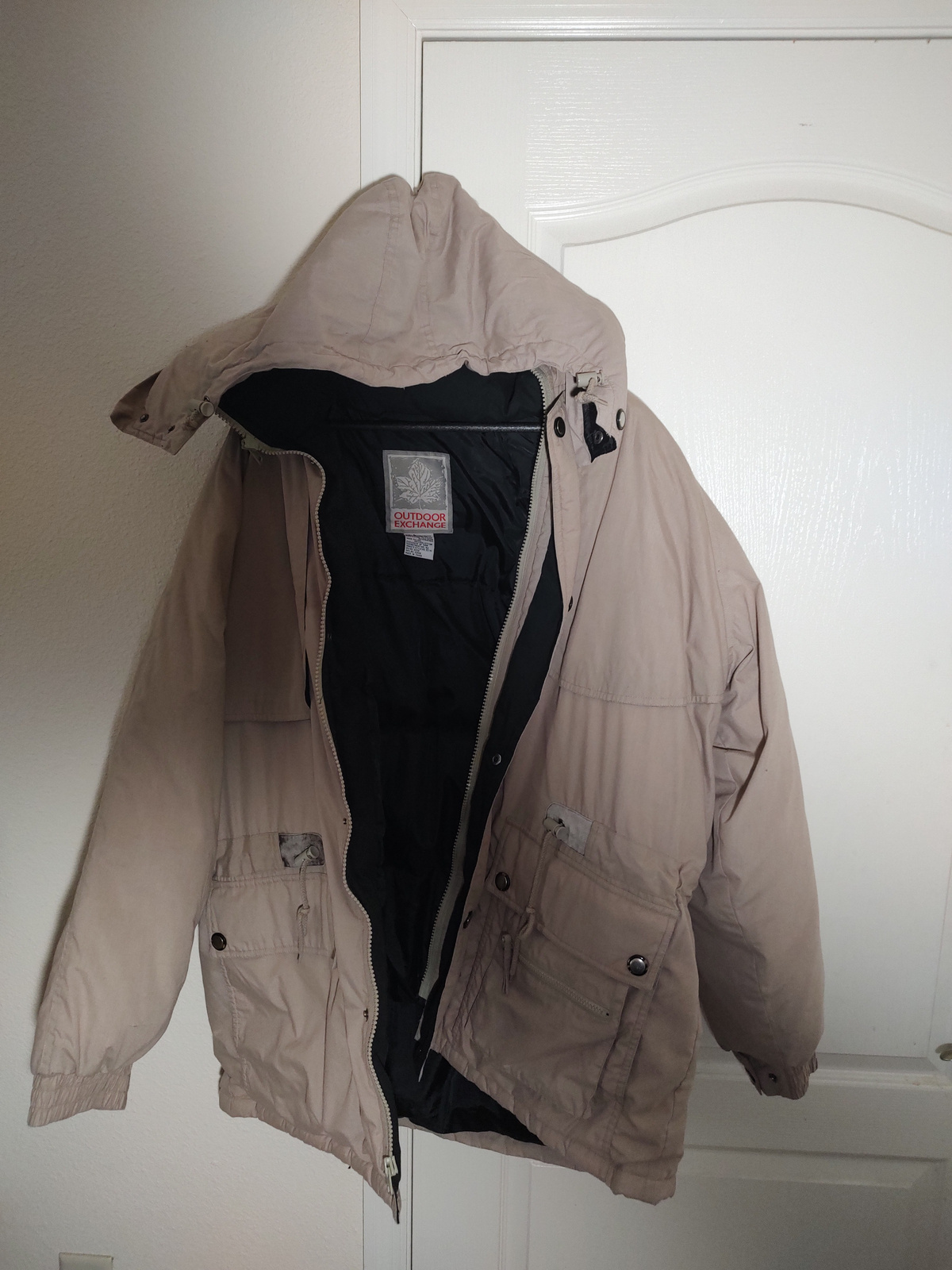 Vintage Outdoor Exchange Montgomery Ward Down Parka Jacket Large - Angle / View 2