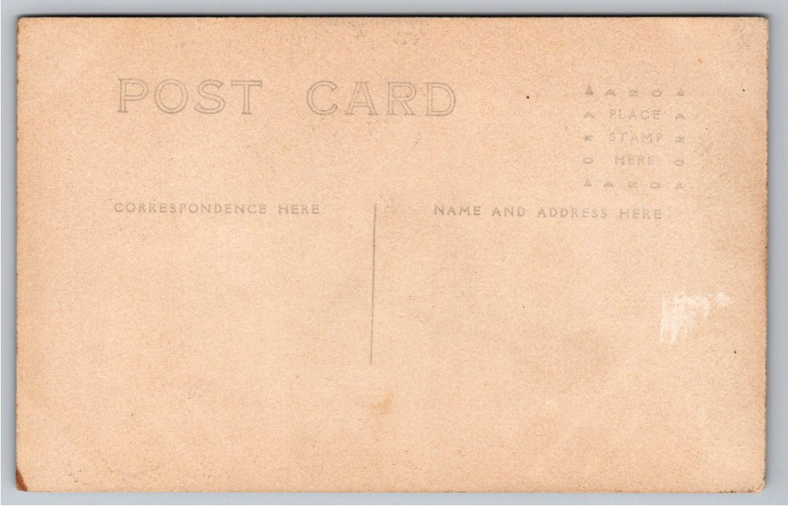 1910s McRee Ave St. Louis Real Photo Postcard by H.H. Bregstone - Back / Reverse View