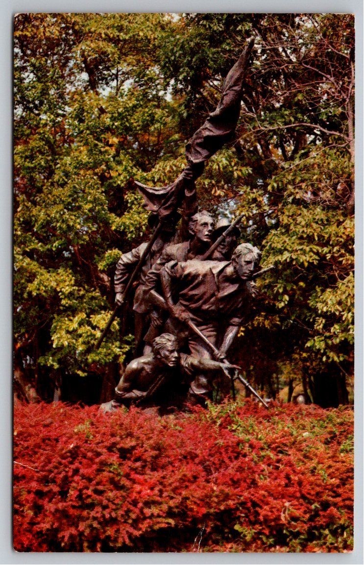 Vintage Gettysburg North Carolina Monument Civil War Postcard