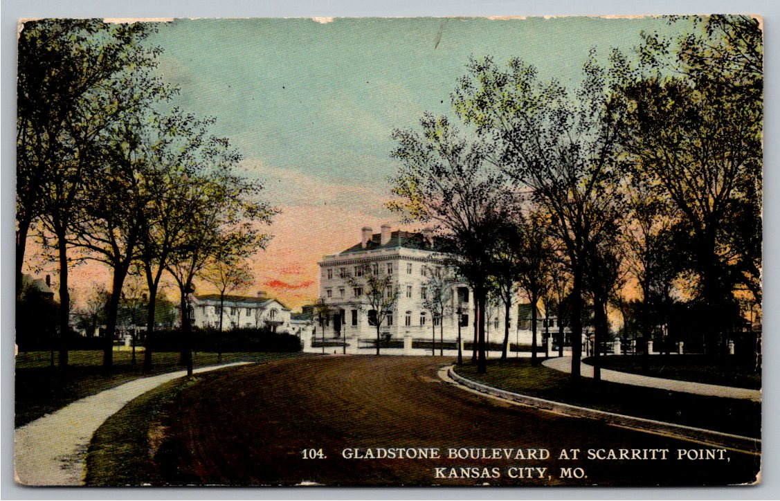 c. 1908 Gladstone Boulevard at Scarritt Point Kansas City