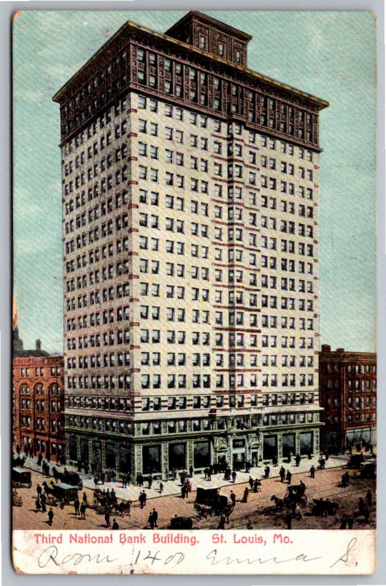 1911 St. Louis Missouri Third National Bank Building Vintage