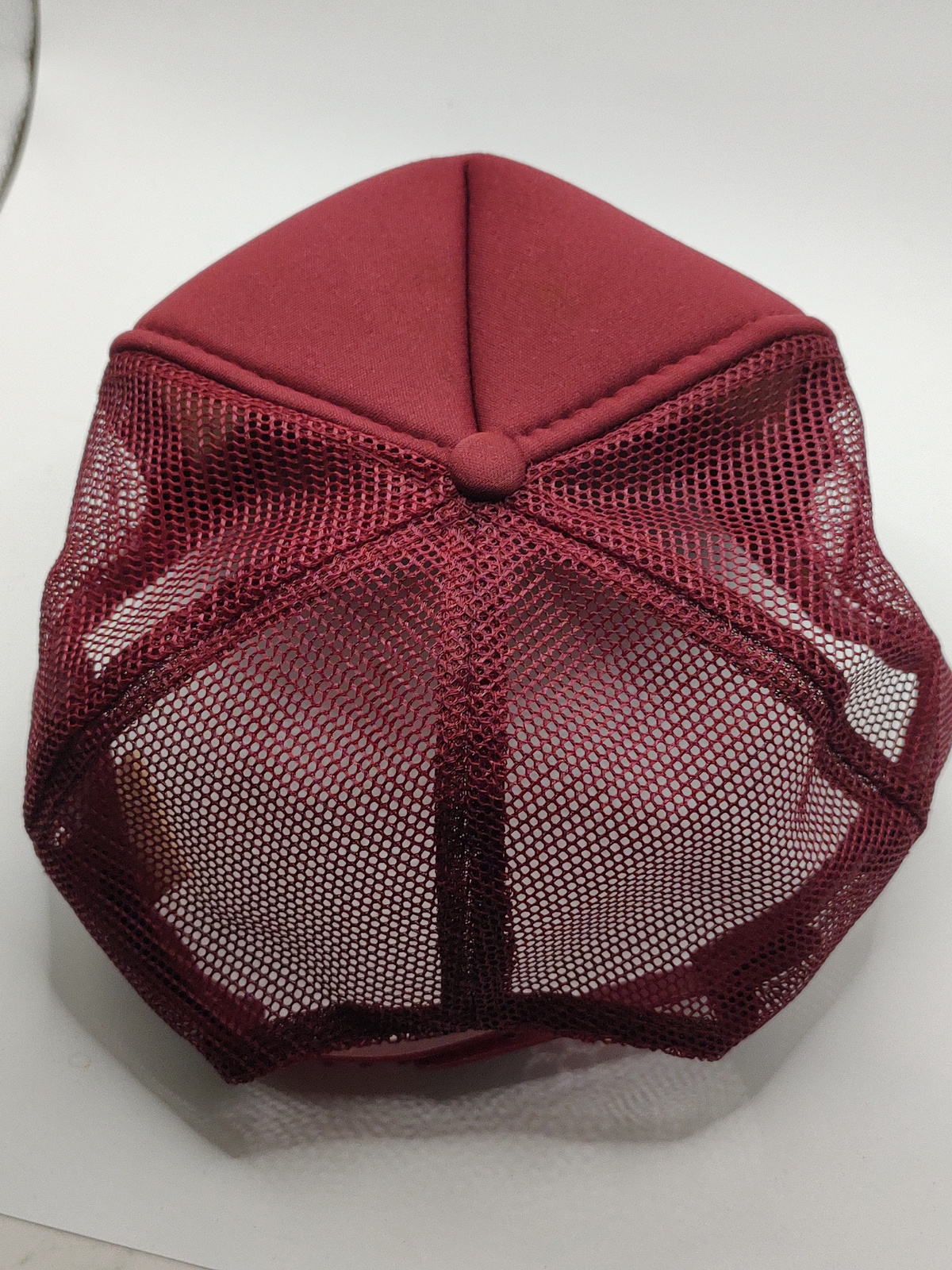 Vintage Reynolds Building Products Foam Trucker Hat Maroon - Angle / View 3