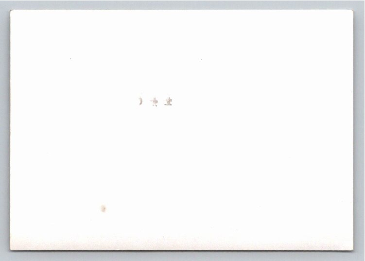 Vintage 1930s Yacht Regatta B&W Photo Snapshot: Ocean Sailing - Back / Reverse View