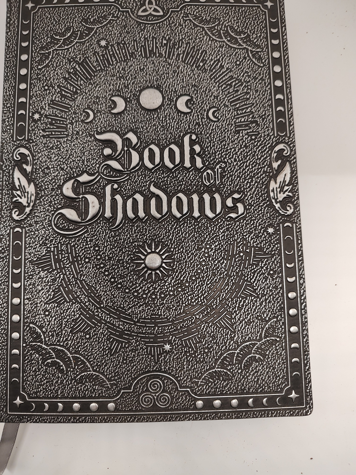 SoulSpell Embossed Book of Shadows Hardcover Grimoire Journal