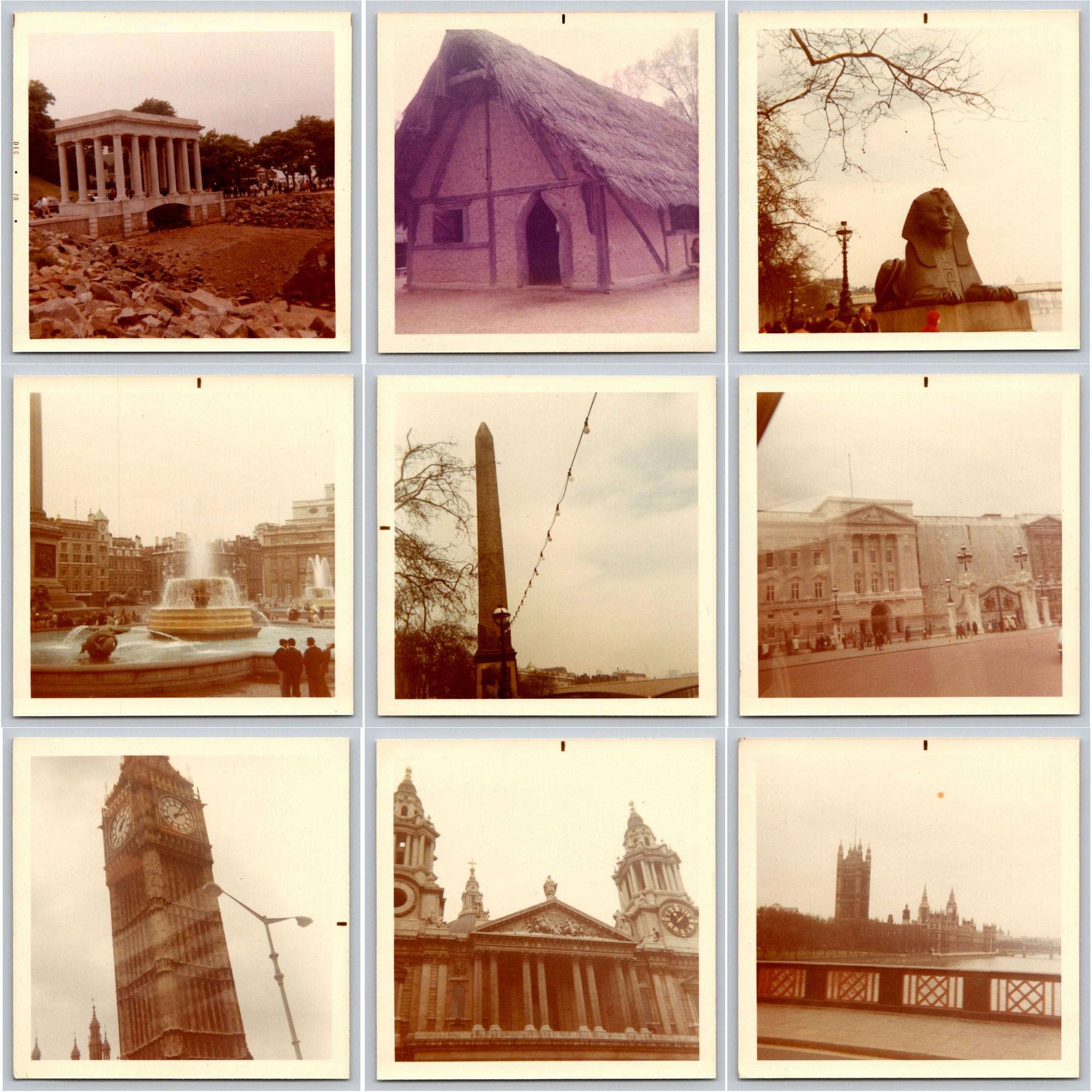 Mid-Century Estate Snapshots: Collection of 9 Vintage B&W