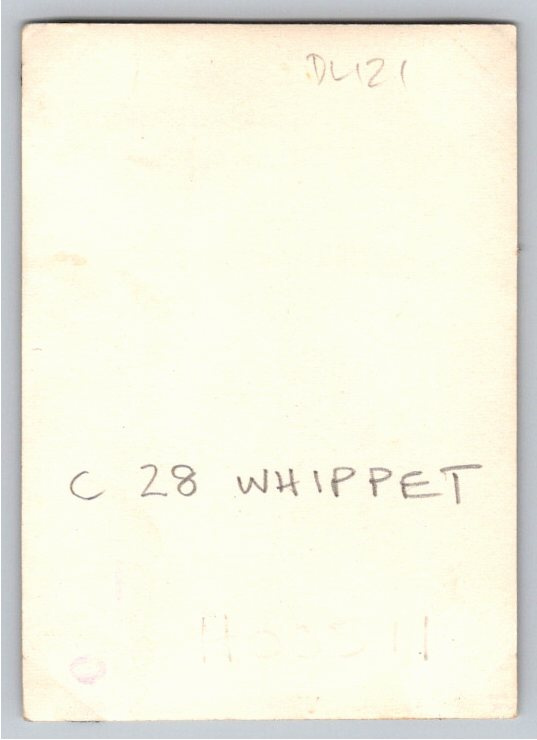 Vintage 1928 Whippet Automobile Photo Snapshot | 1920s Fashion - Back / Reverse View