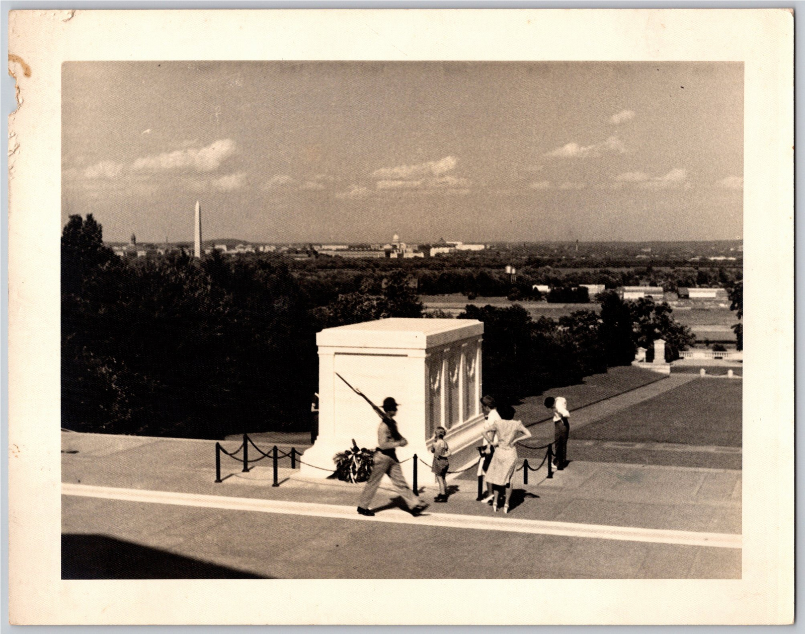 Vintage 1940s Tomb of the Unknown Soldier Arlington Photo Print
