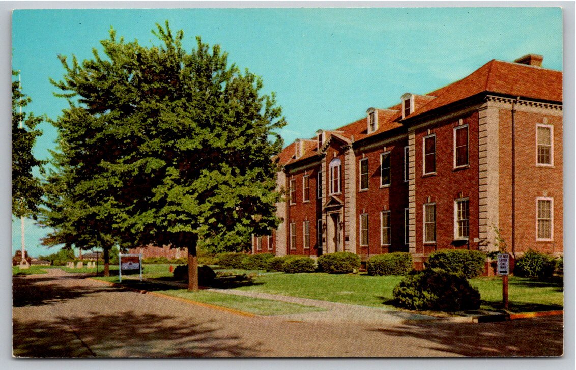 Vintage Fort Knox Armor Center Headquarters Postcard | KY History